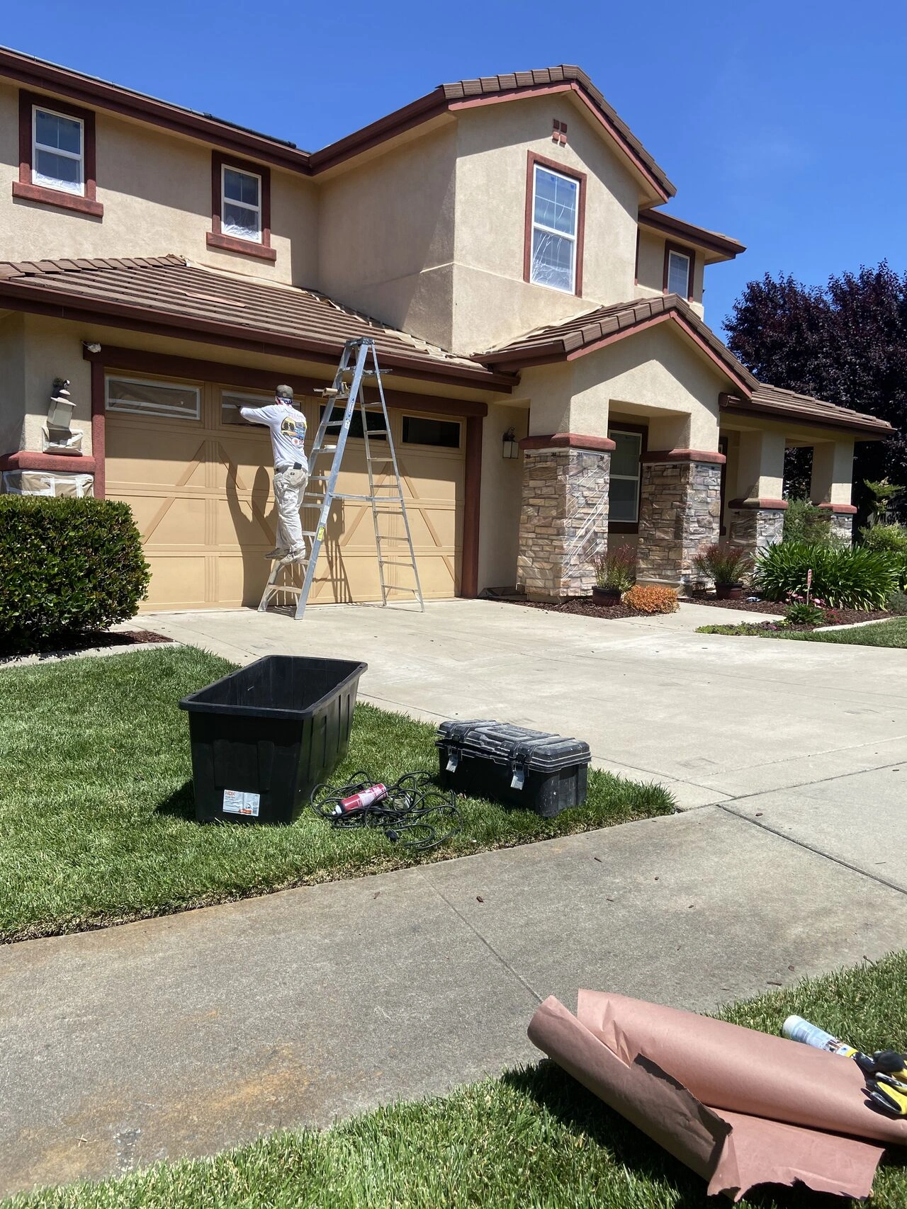Commercial painting project