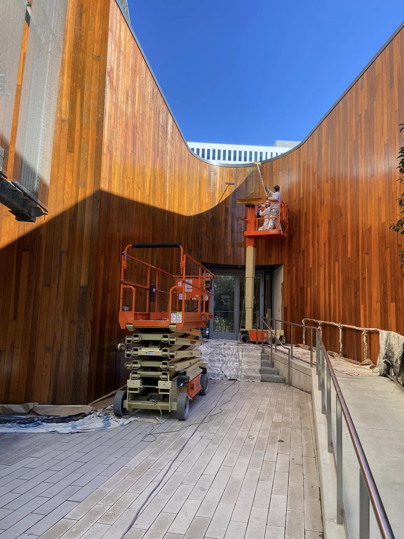James Milliman and painting team